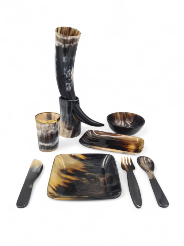 Set complet corn de bivol , buffalo horn , Nevi and Company