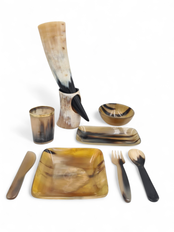 Set complet corn de bivol , buffalo horn , Nevi and Company