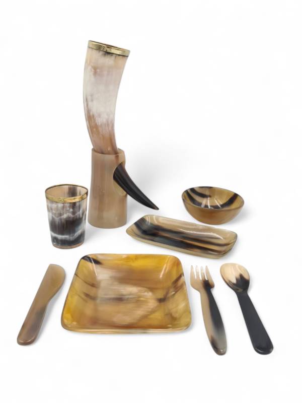 Set complet Premium corn de bivol , buffalo horn , Nevi and Company