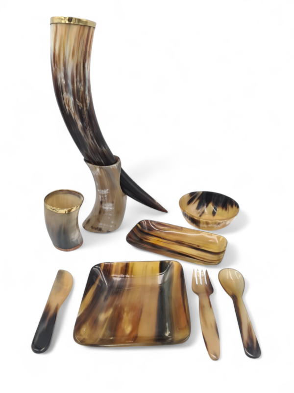 Set complet Premium corn de bivol , buffalo horn , Nevi and Company
